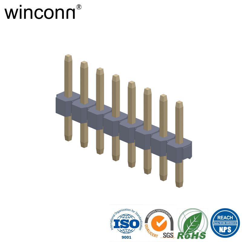 Vertical DIP Commercial Industrial Automotive Pin Header Socket