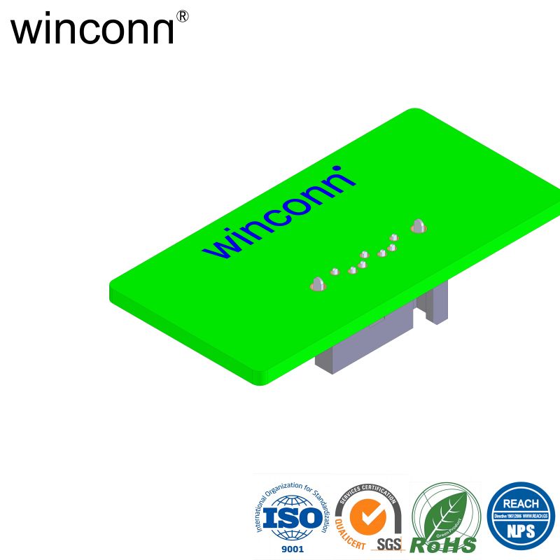 7P Straight DIP Signal SATA connector