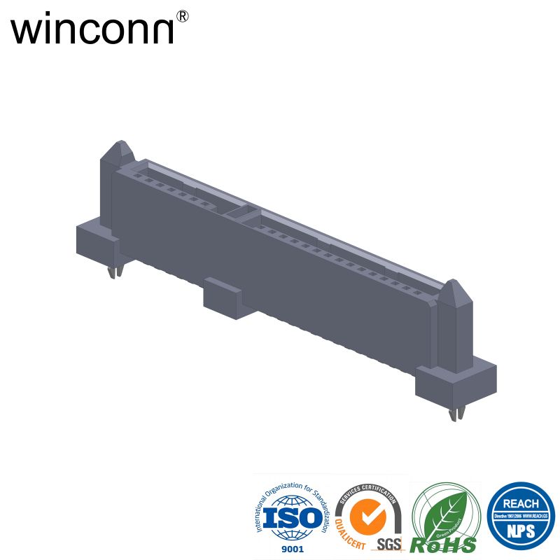 SATA 22P RECEPTACLE VERTICAL SMT TYPE H=8.15mm