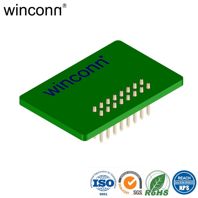 Straight DIP Signal, Wire-to-Board Pin Header Socket