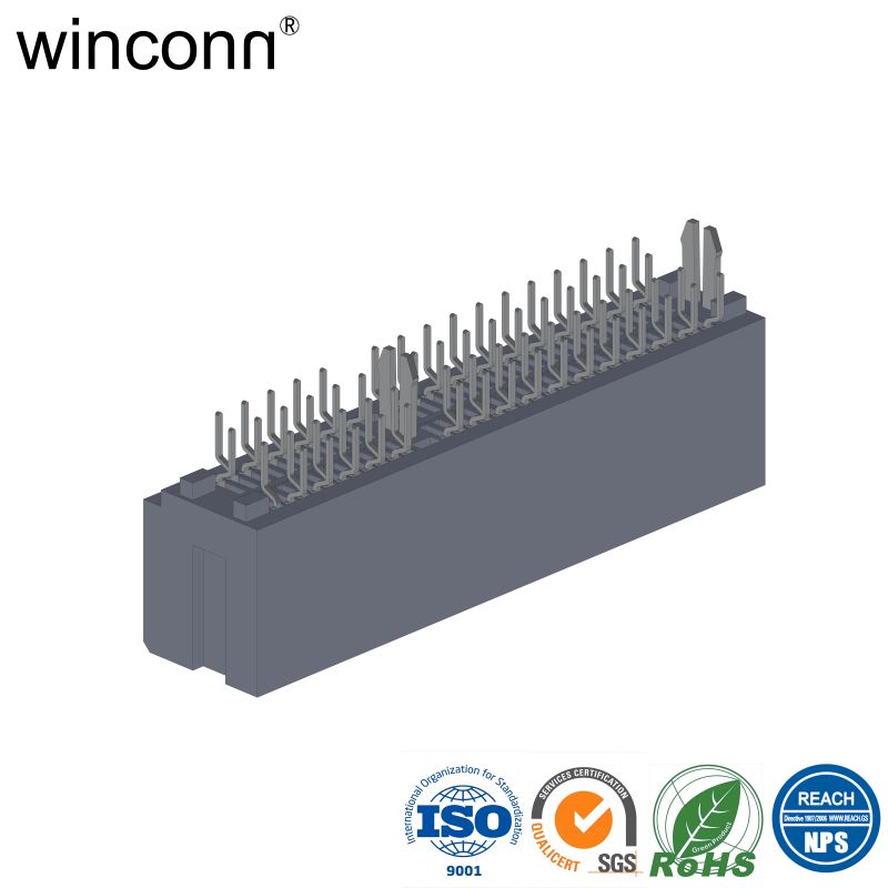 Straight DIP High Frequency PCIE Connector