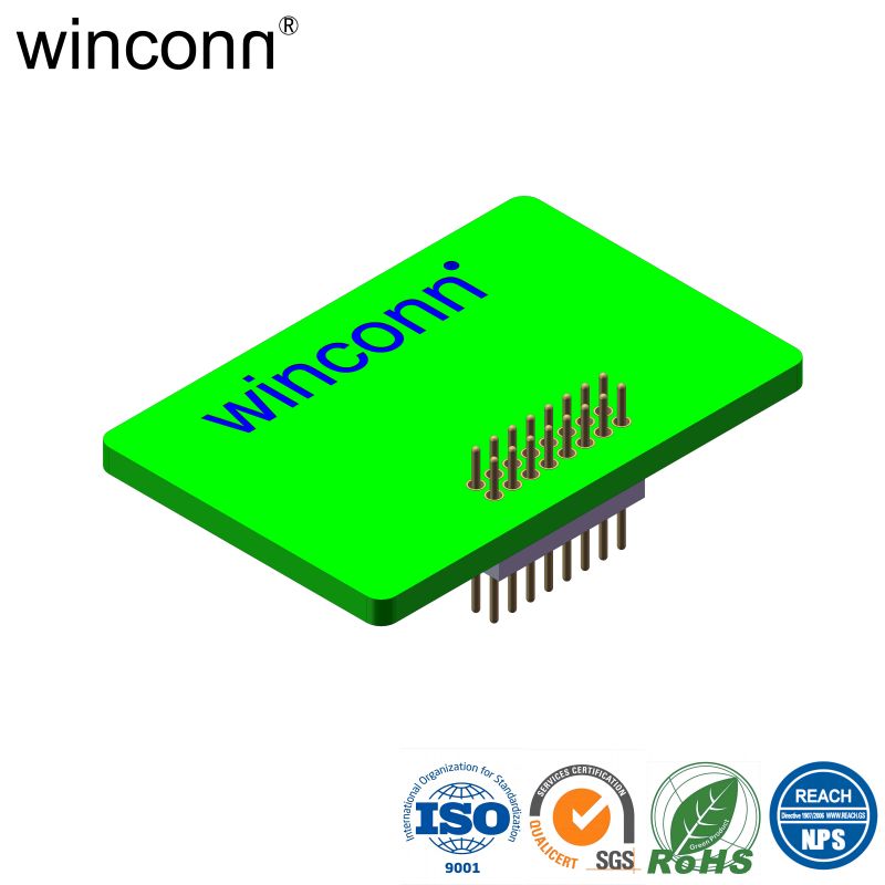 ic test socket double row straight DIP 14 pin dip ic socket female header connector