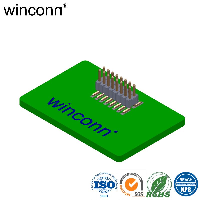 16 pins Mounting Flange Pin Header connector