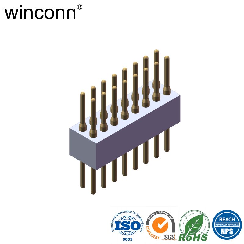 ic test socket double row straight DIP 14 pin dip ic socket female header connector