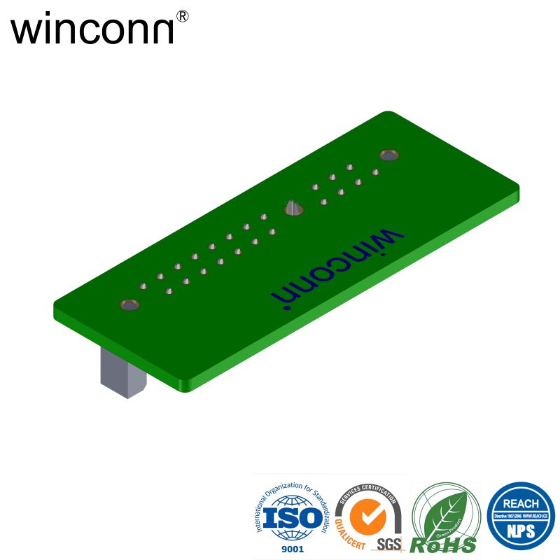 Shielding type Mid-Mount Right Angle DIP Hard disk drive Slim SATA connector