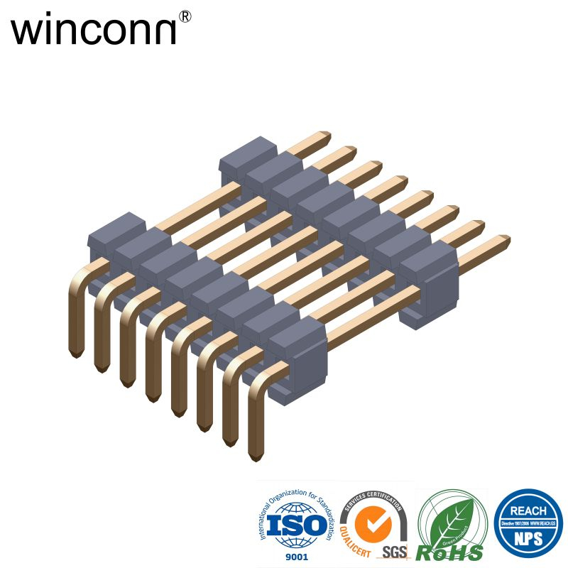 Right Angle SMT Cable-to-Board Pin Header connector from China ...