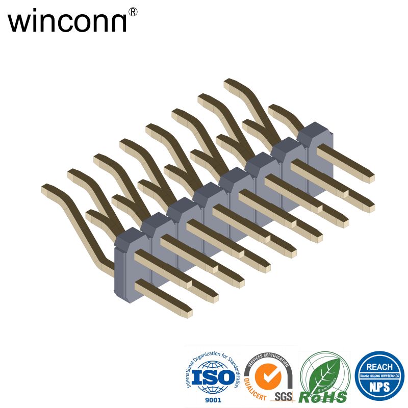 Right Angle SMT Base stations Pin Header connector