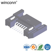 1.5A through hole Horizontal Data Copper Alloy High current SATA connector