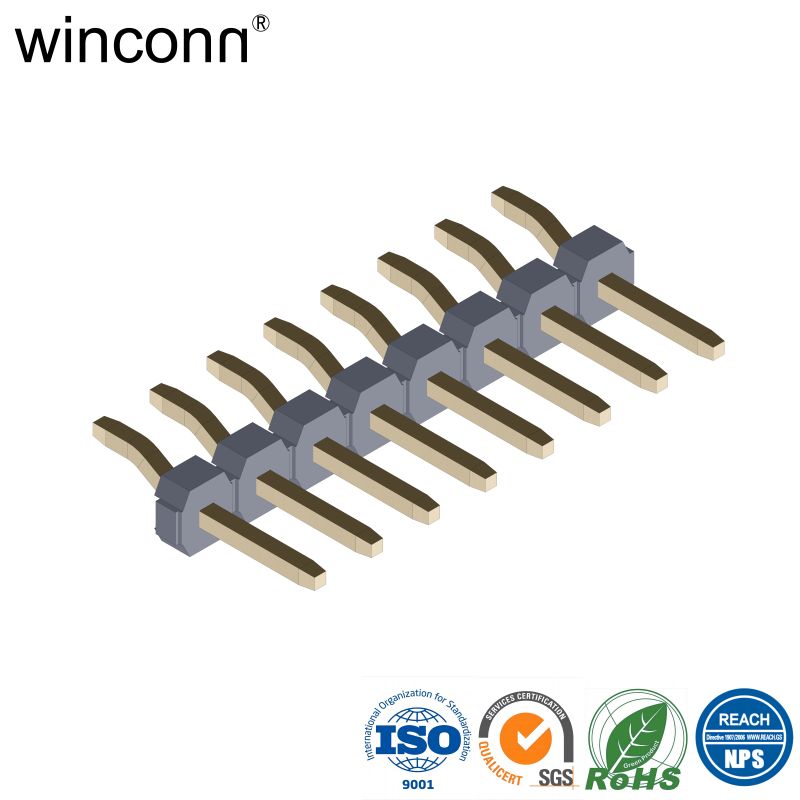 Right Angle SMT Wire-to-Panel Wire-to-Wire Pin Header connector