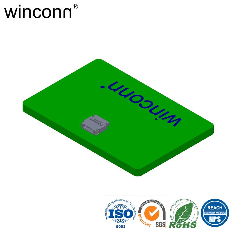 horizontal surface mount Polyester Film 0.019"(0.5mm) FFC connector