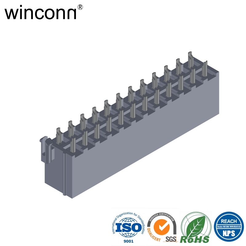 MINI FIT 4.2mm VERTICAL DIP TYPE (Left Post)power ATX connector 