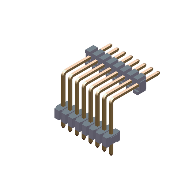 China Kinked pin 180 degrees Socket Pin Header manufacturers, Kinked