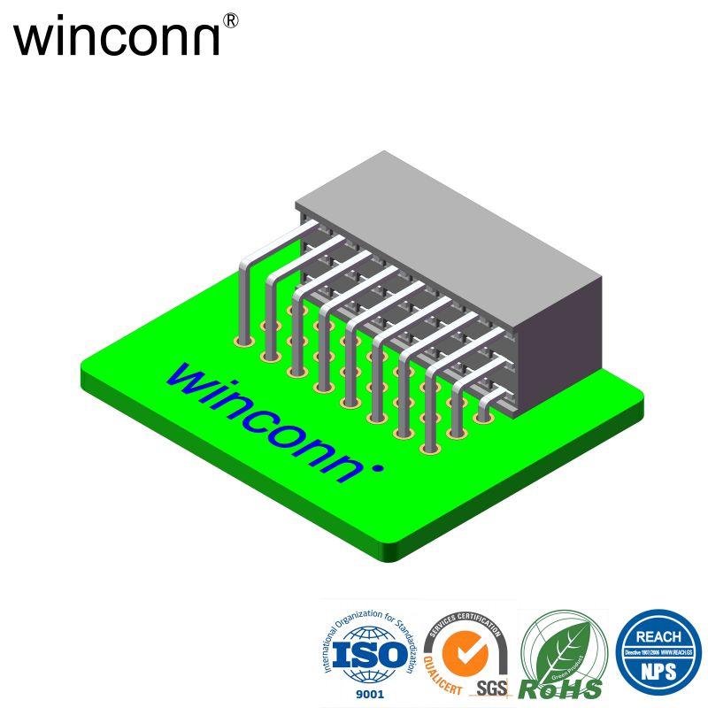 Housing Thickness=8.50mm Wire Wrap Female Header Terminal