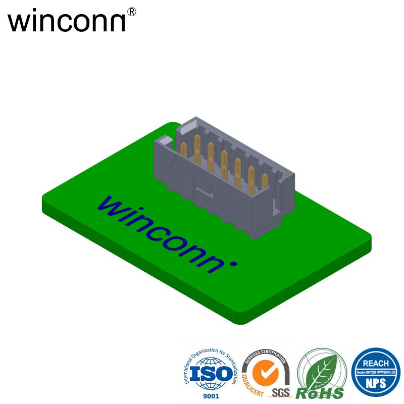 gold plated SMD/SMT Box Header socket