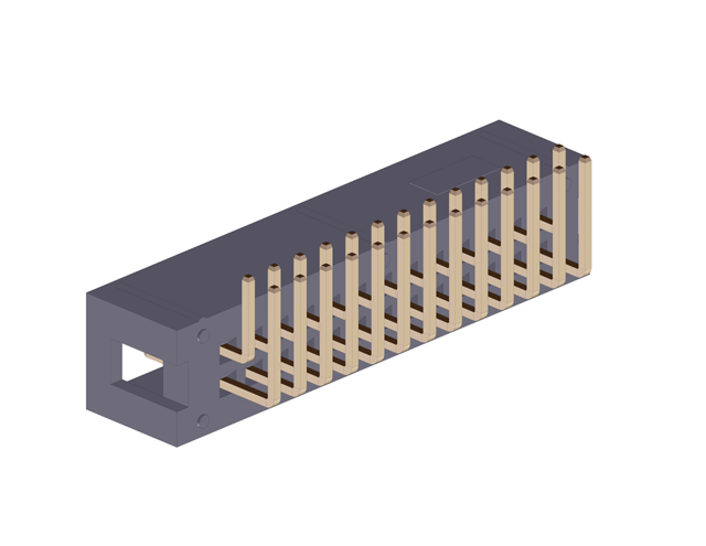 dual row PCB Mount Box Header socket