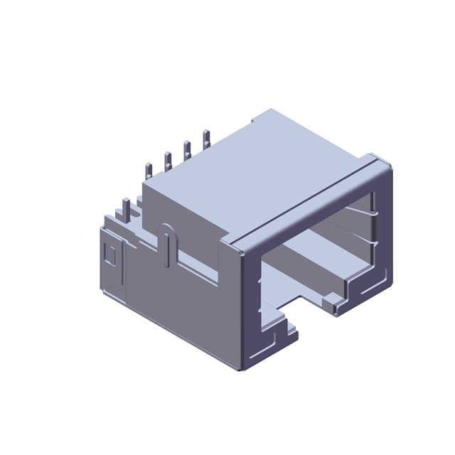 Sinker Type Right Angle DIP with LED RJ45 connector