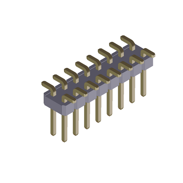 Copper Easy installation 0.100"(2.54mm) pitch Pin Header connector