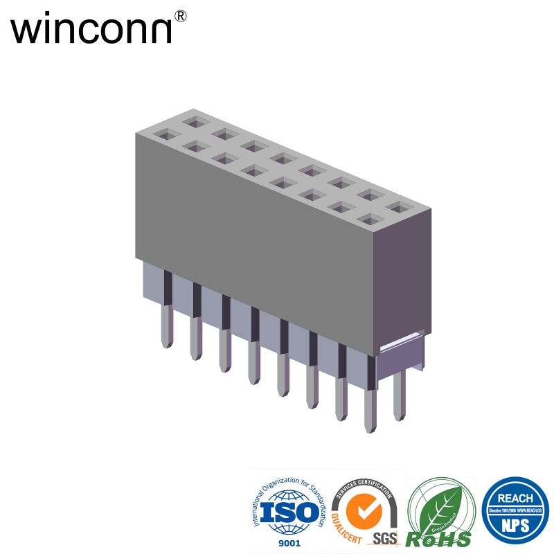 Customized Box Header PCB Mount Female Header Terminal